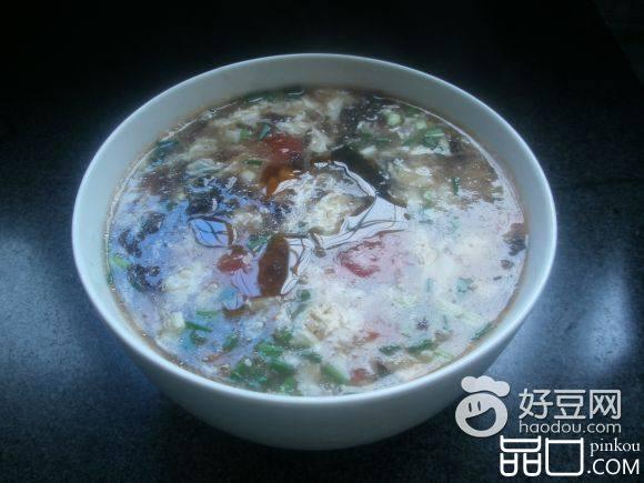 西红柿紫菜蛋花汤