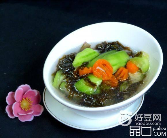 丝瓜紫菜虾皮汤