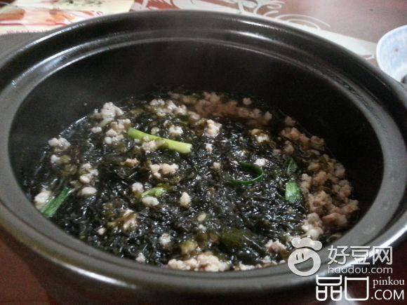 紫菜肉末汤