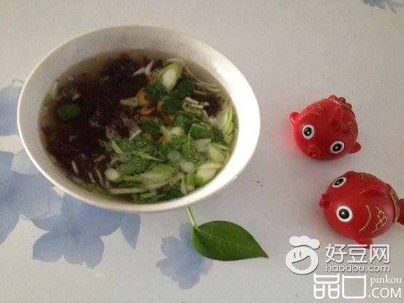 速冲紫菜汤