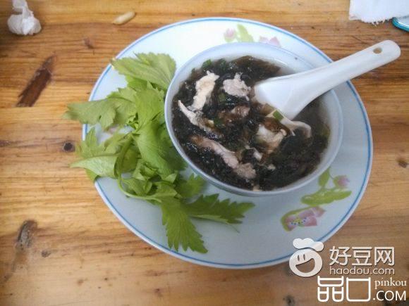 瘦肉鸡蛋紫菜汤