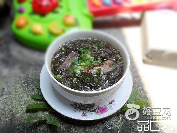猪肉猪肝紫菜汤