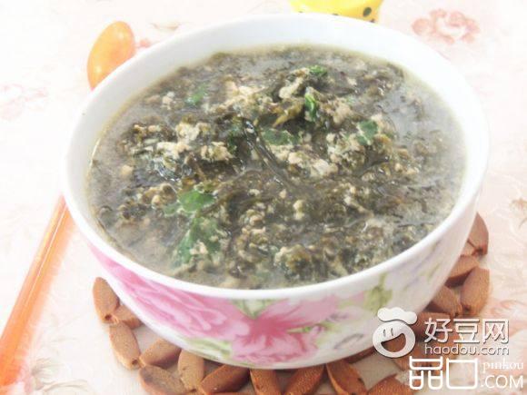 紫菜菜末蛋花汤
