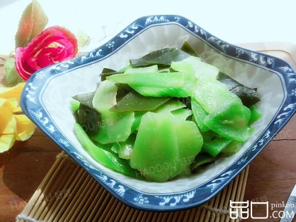 葱香莴笋海带#不忘初