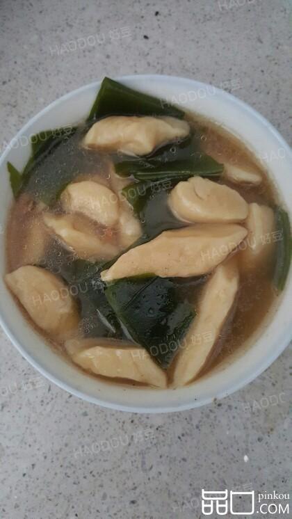 切面疙瘩海带汤
