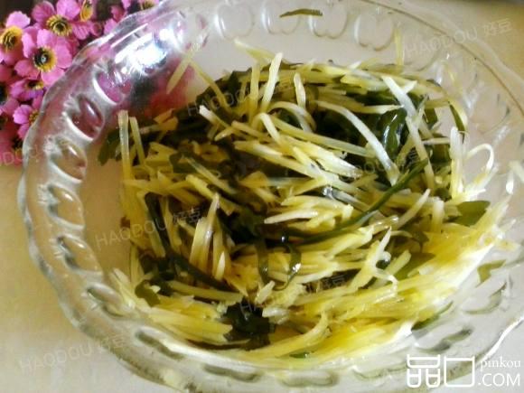 凉拌土豆海带丝