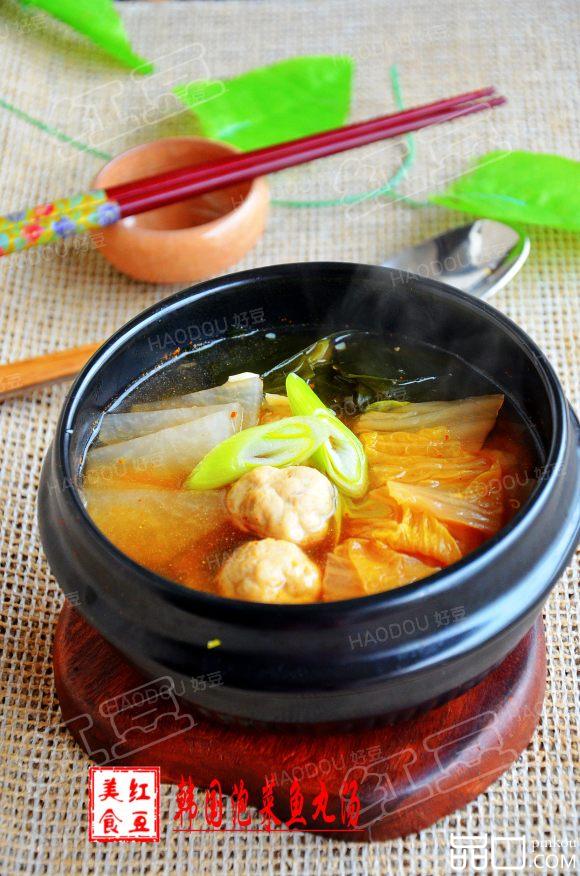 韩国泡菜鱼丸汤