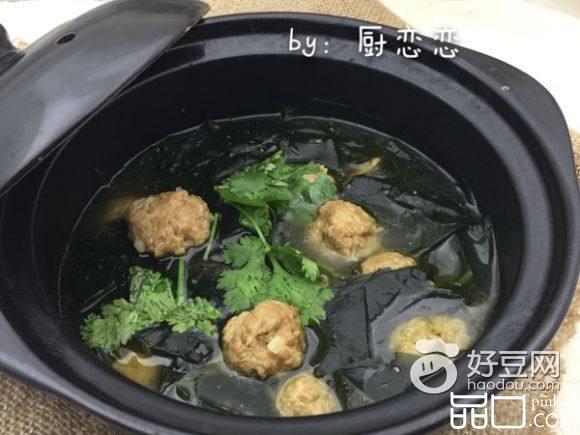 海带丸子汤