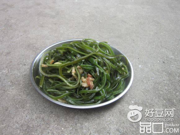 五花肉炒海带丝