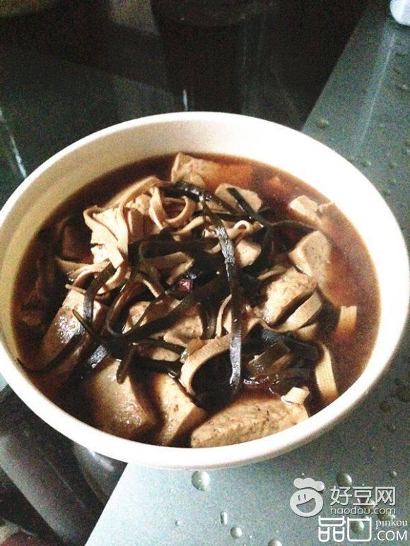 卤海带千张豆腐