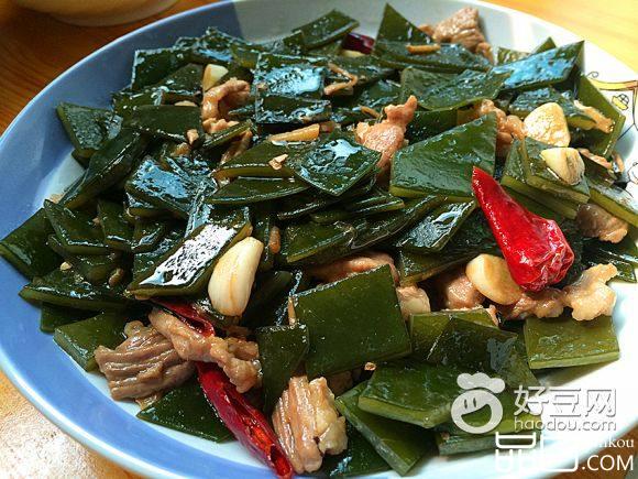海带炒肉