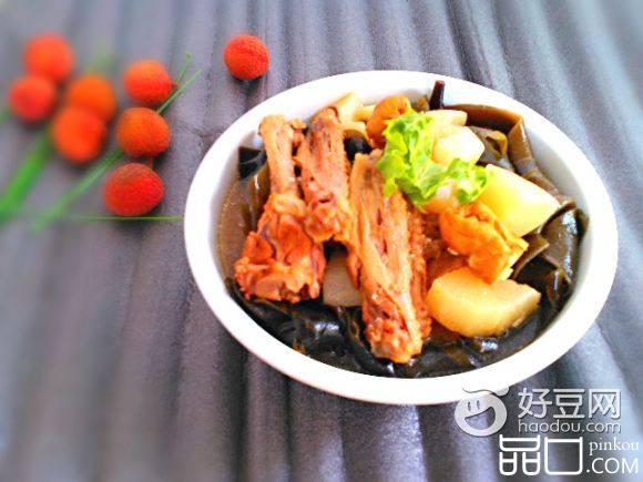 萝卜海带炖鸭翅