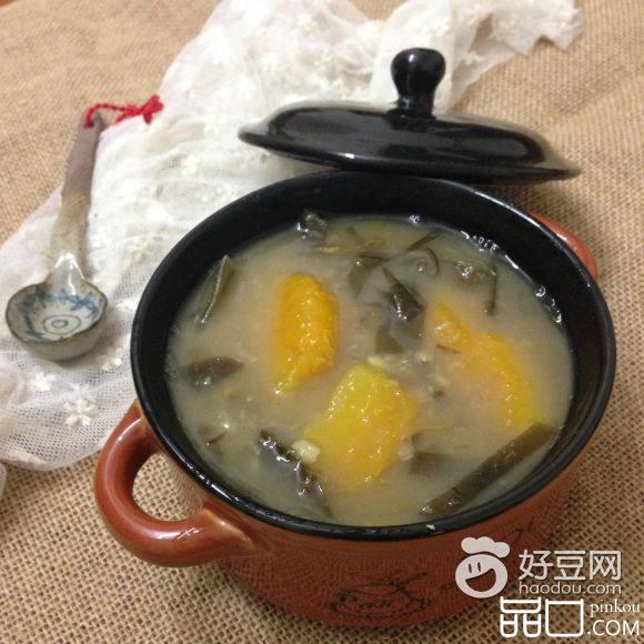 木瓜绿豆海带糖水