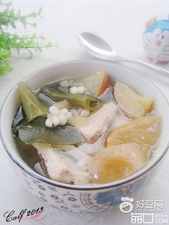 苹果海带瘦肉汤