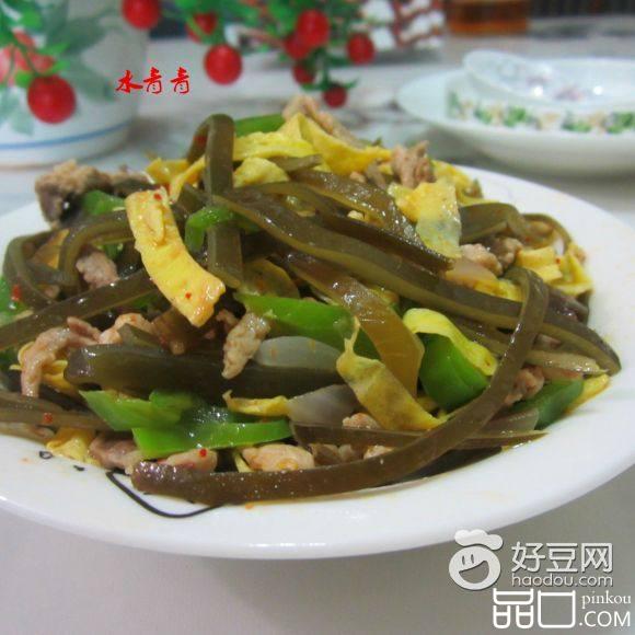 鸡蛋海带肉丝
