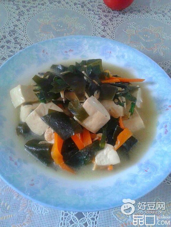 海带炖豆腐