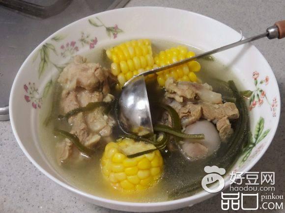 玉米海带丝大骨汤