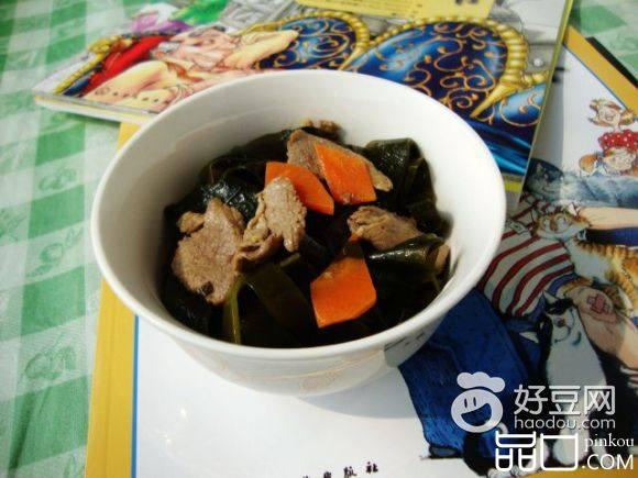 肉片胡萝卜炖海带
