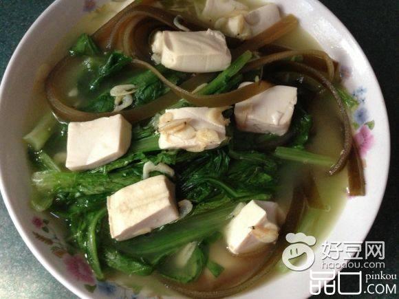 海米豆腐烧海带
