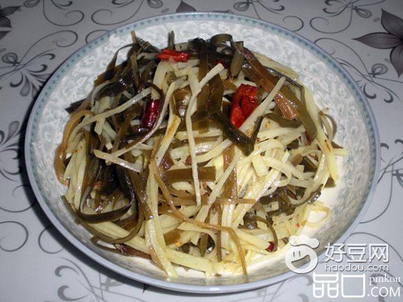 海带炒土豆丝