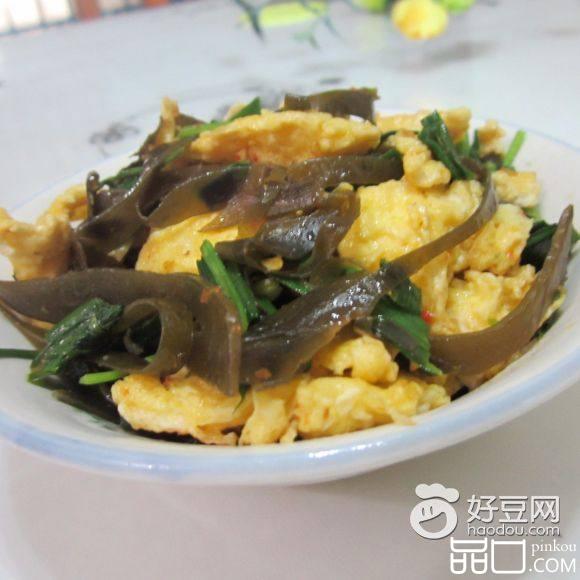 海带丝炒蛋