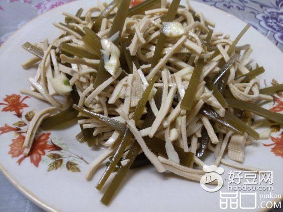 海带拌豆腐丝