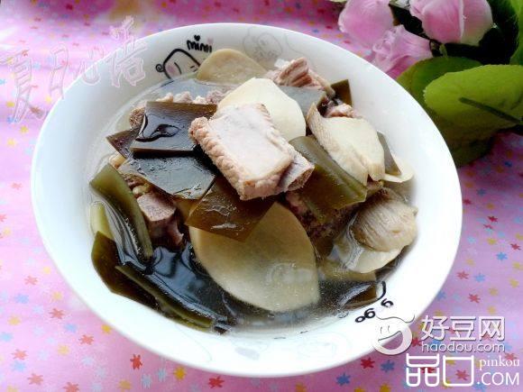 杏鲍菇海带排骨汤