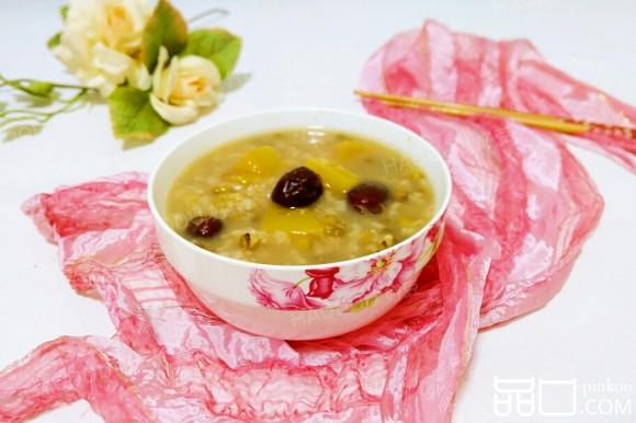 绿豆南瓜红枣粥