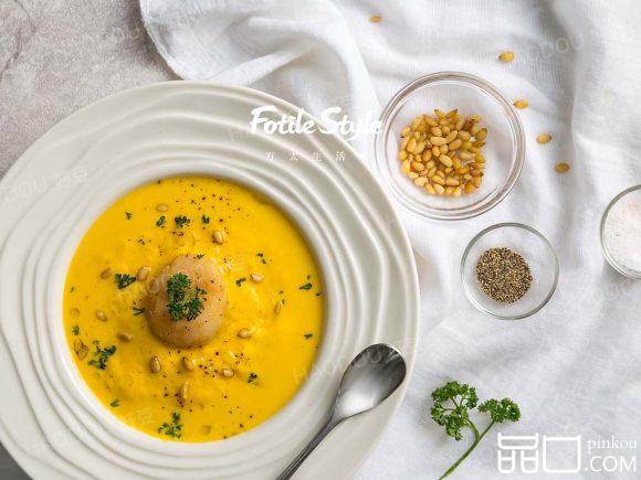 扇贝南瓜汤