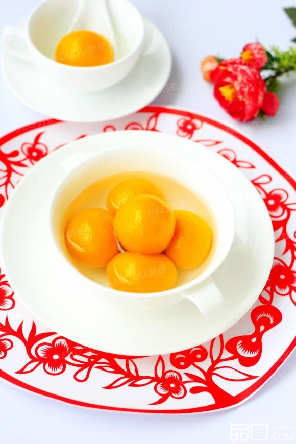 南瓜玫瑰馅汤圆