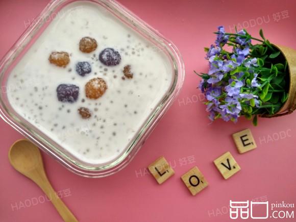 西米双色芋圆