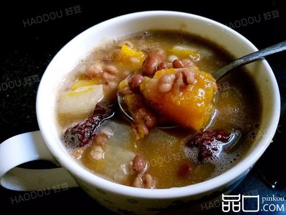 红豆南瓜梨子粥