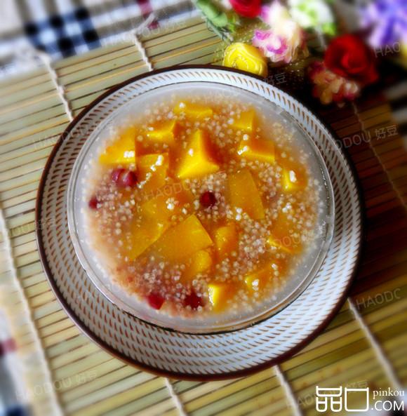 南瓜红豆小米粥#多效