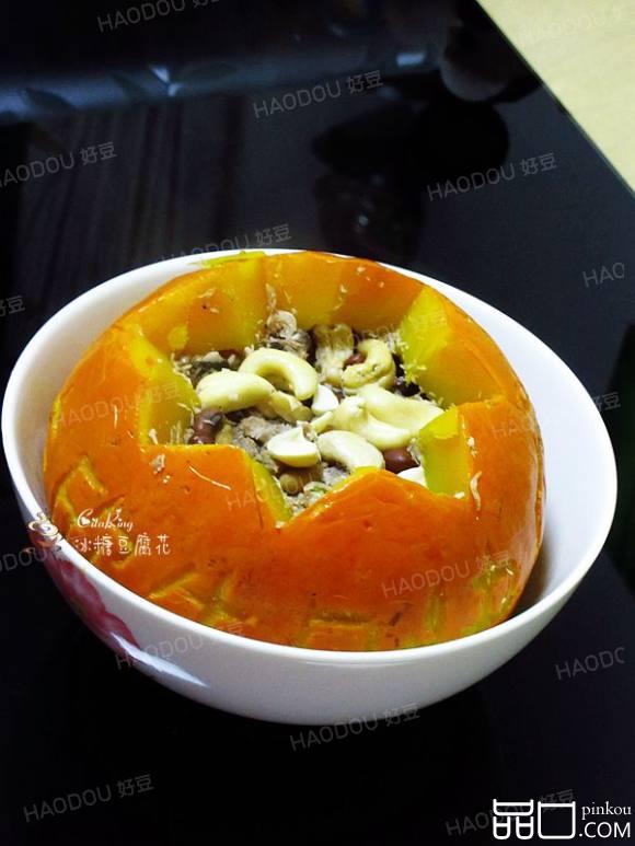 杂豆南瓜盅