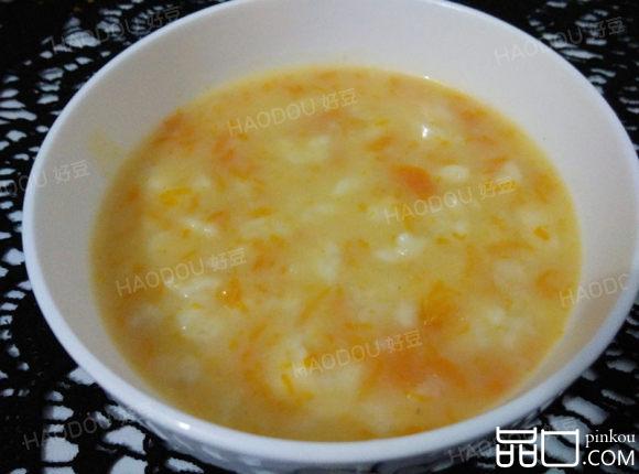 南瓜面疙瘩汤