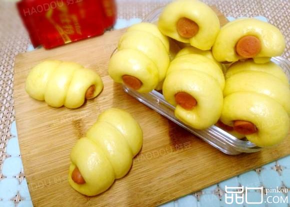 南瓜火腿肠花卷