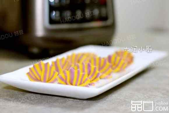 孔雀开屏--彩蔬面