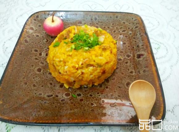 蒜香叉烧南瓜饭