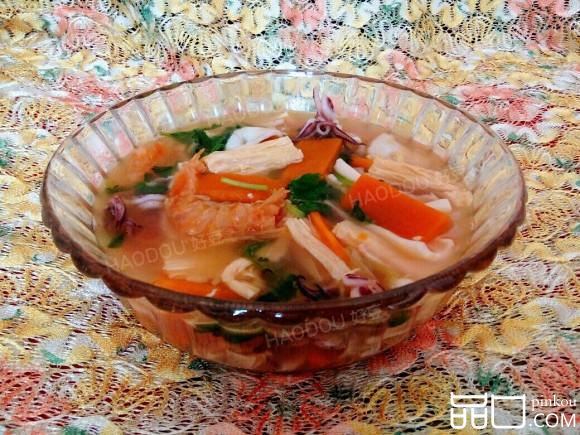 南瓜腐竹汤