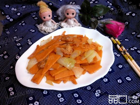 南瓜炒洋葱