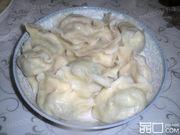 南瓜韭菜鸡蛋素水饺