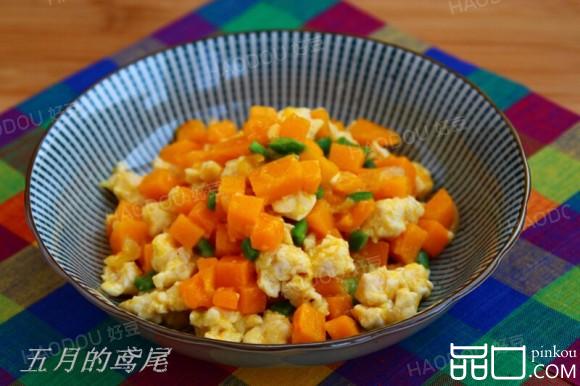 南瓜烩鸡茸