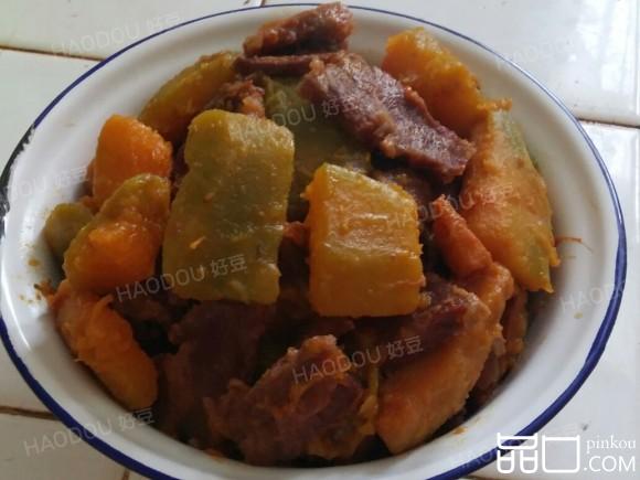 南瓜炒牛肉