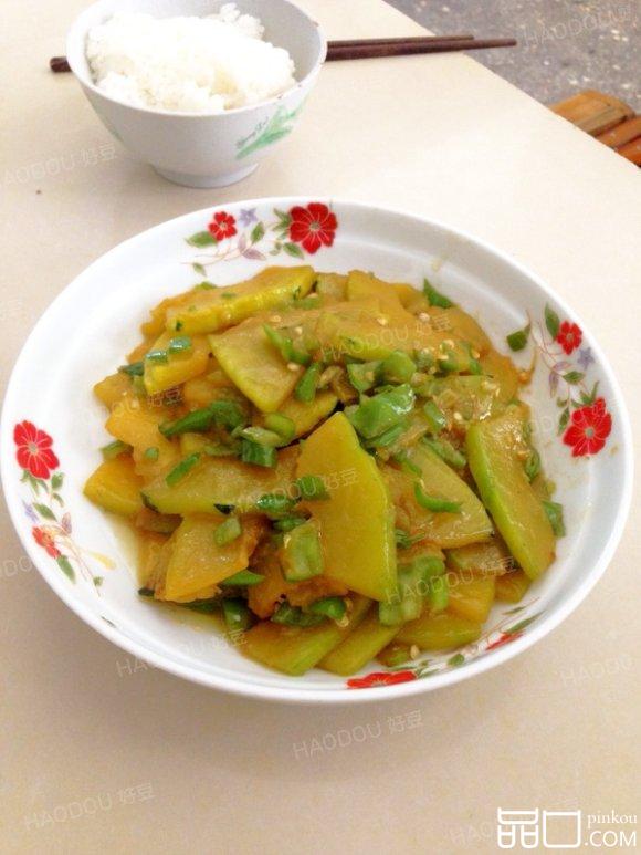 辣椒炒嫩南瓜