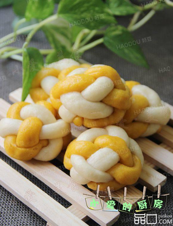 南瓜蜜豆绣球包
