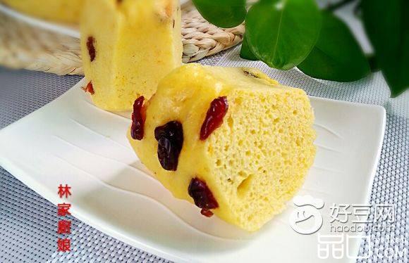 莓干南瓜发糕