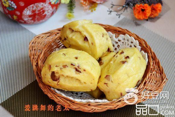 南瓜红枣刀切馒头