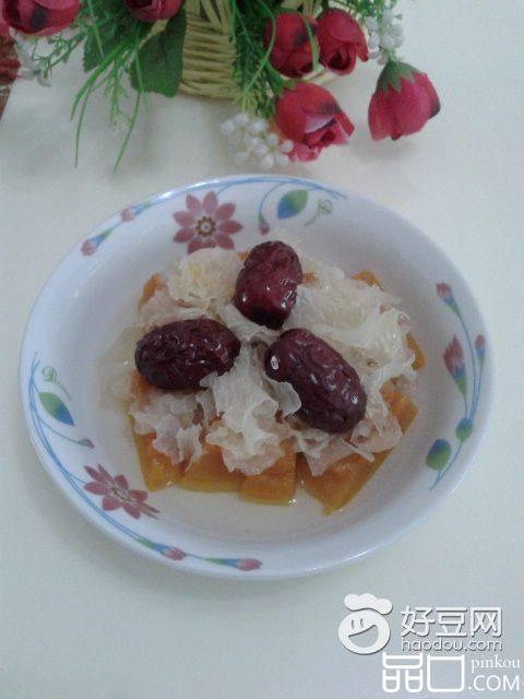 银耳蒸南瓜