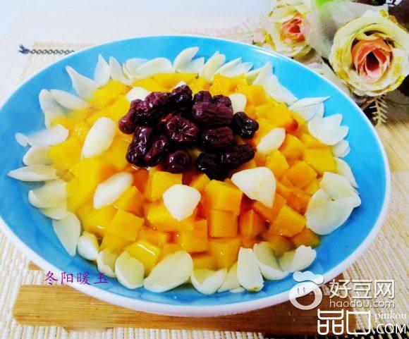 南瓜蒸百合金丝枣