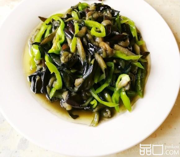 素炒茄子辣椒丝